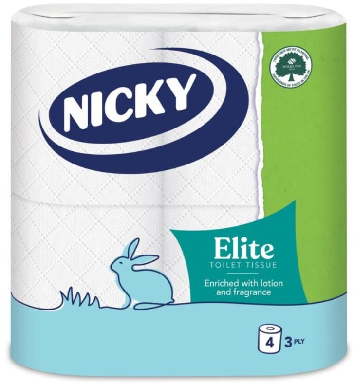 Nicky高端三层卫生纸 4卷装