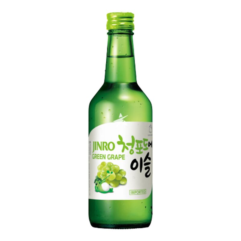 KOREAN JINRO SOJU GREEN GRAPE 350ML