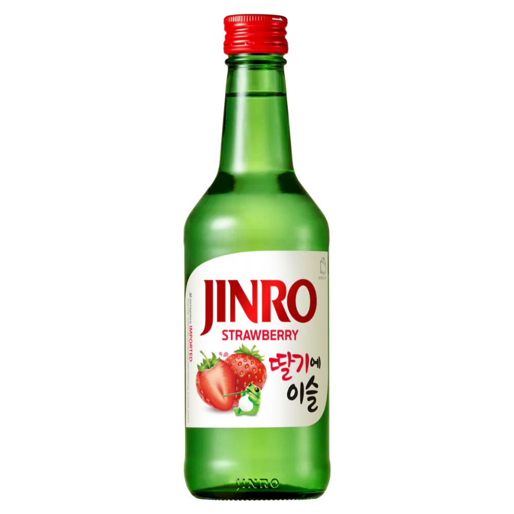 KOREAN JINRO SOJU STRAWBERRY 350ML