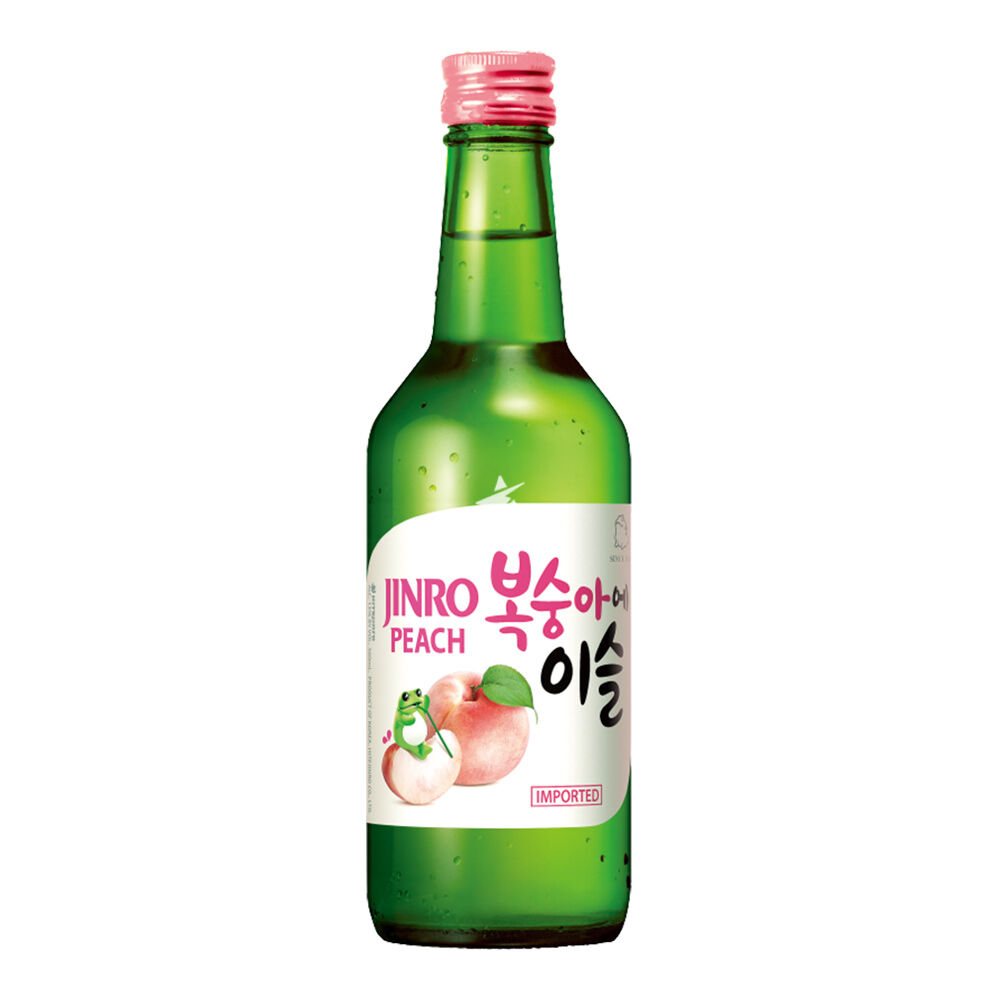 KOREAN JINRO SOJU PEACH 350ML