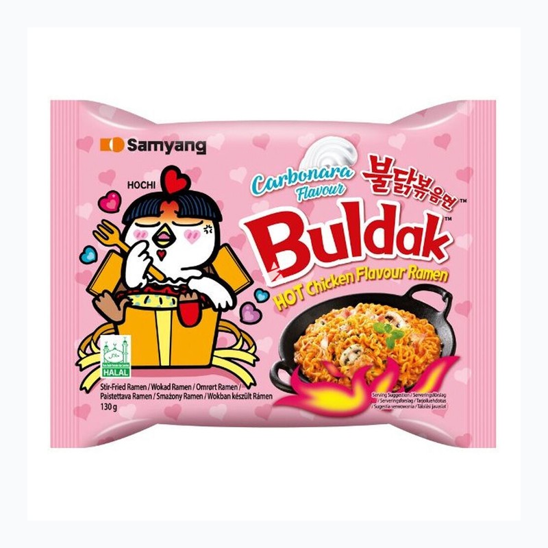 三养火鸡面Carbonara粉色