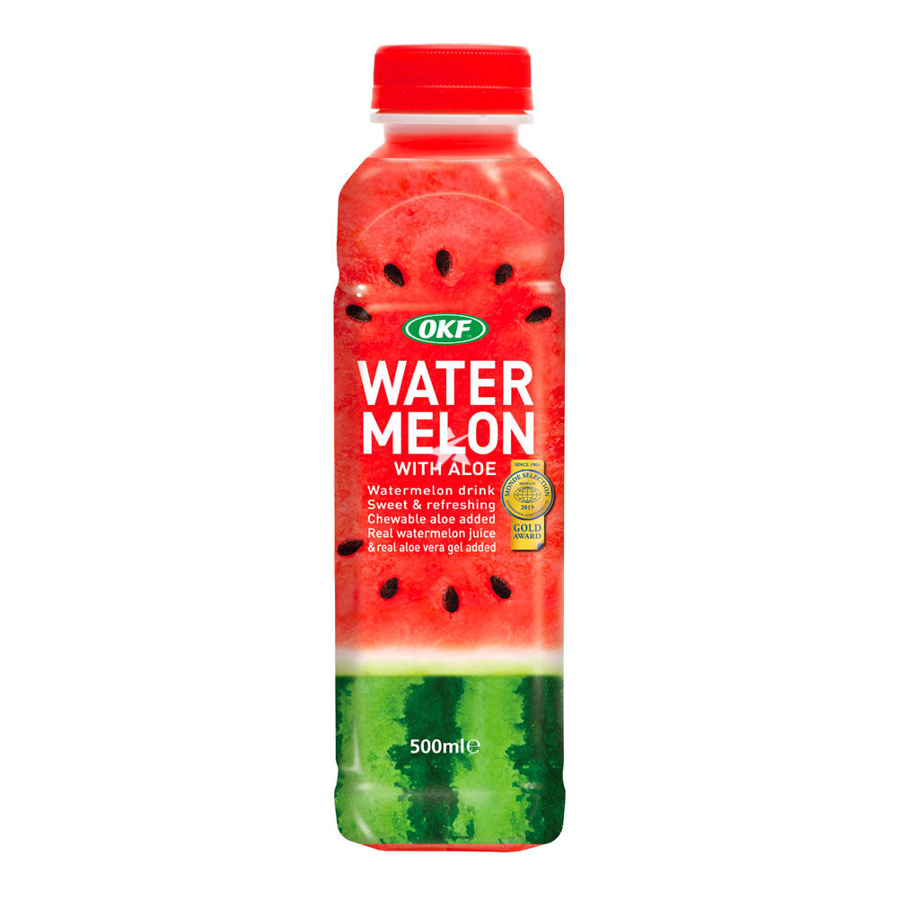 OKF西瓜味芦荟饮料 500ml