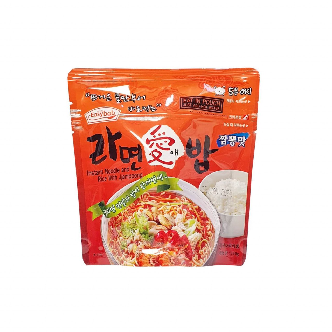 Easy拌韓式海鮮泡飯濃湯麵 110g
