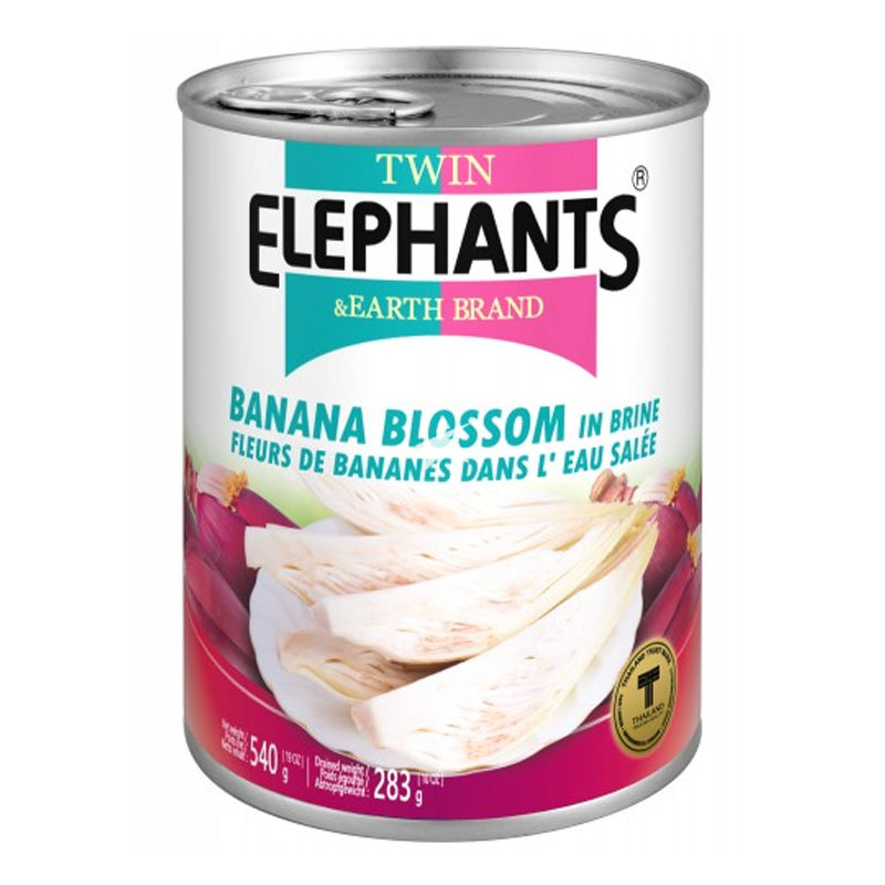 TWIN ELEPHANTS BANANA BLOSSOM IN BRINE 540G