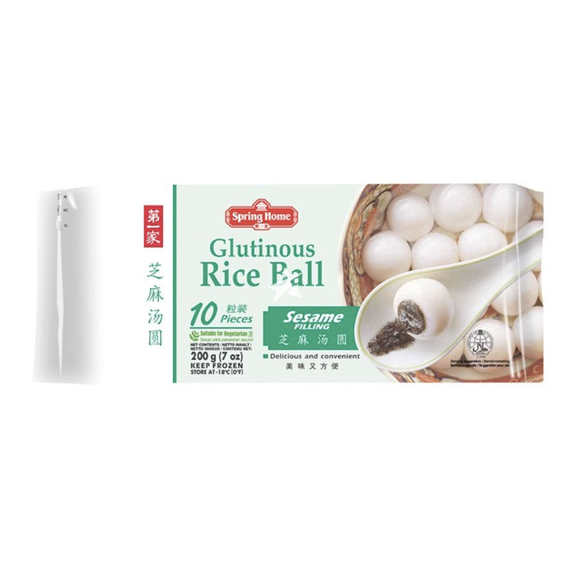 SPRING HOME RICE BALL BLACK SESAME 200G